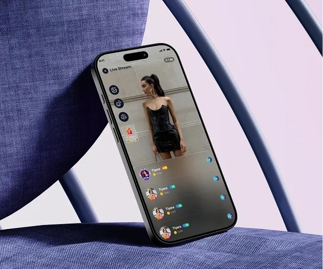 Live streaming story screen
