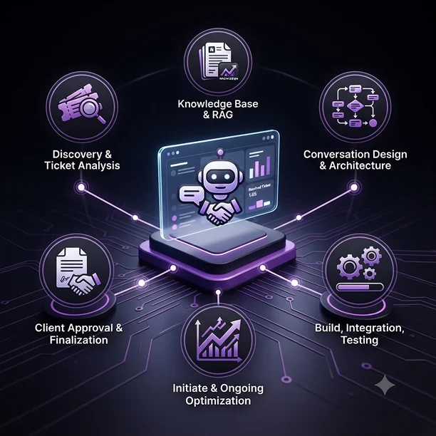 Our Customer Support AI Agent Development Process