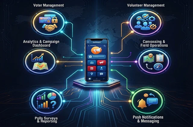 Main features of political apps