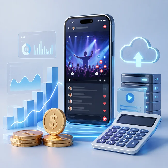 How Much Does Live Streaming App Development Cost?