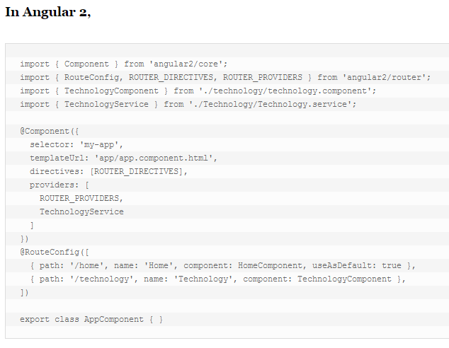 IN Angular 2.x IN Angular 2.x
