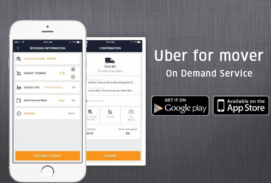 App like Uber Movers