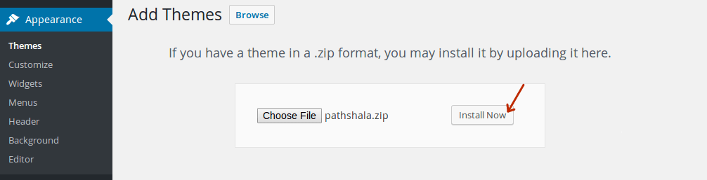 Install Theme WordPress Install Theme WordPress