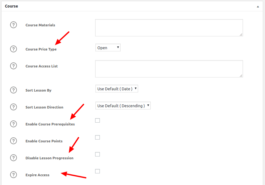 create a course create a course