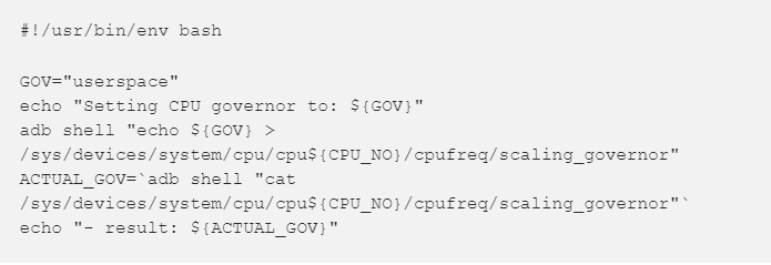 CPU/GPU governors CPU/GPU governors