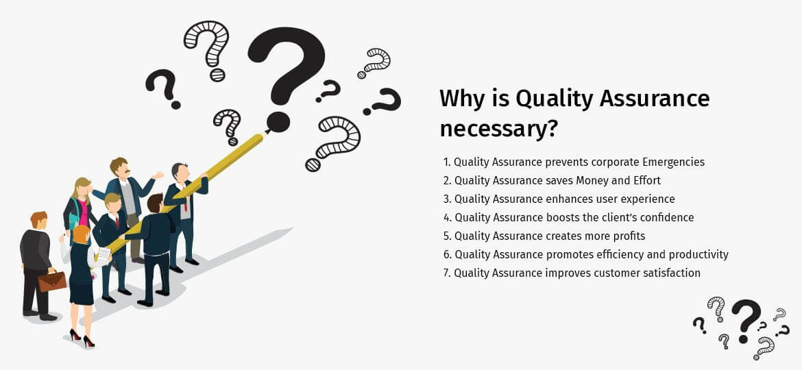 Why is Quality Assurance necessary? Why is Quality Assurance necessary?