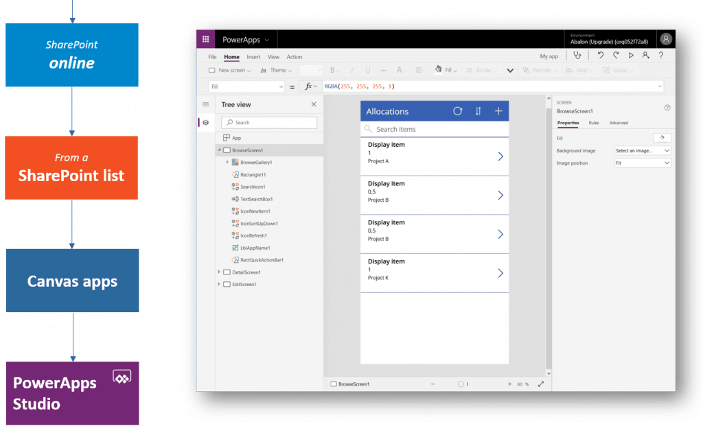 PowerApps Studio PowerApps Studio