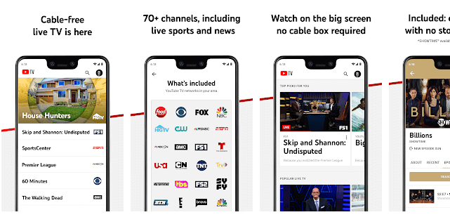 YouTube TV: Live TV & more YouTube TV: Live TV & more