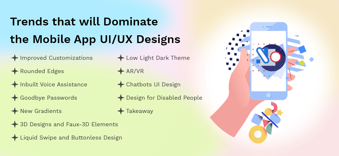 Trends that will Dominate the Mobile App UI/UX Designs