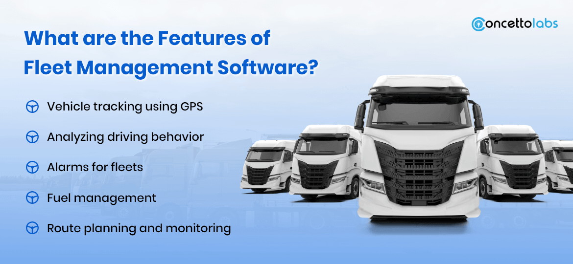 What are the Features of Fleet Management Software?