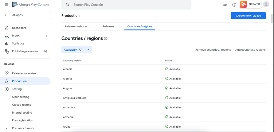 Pricing & distribution section