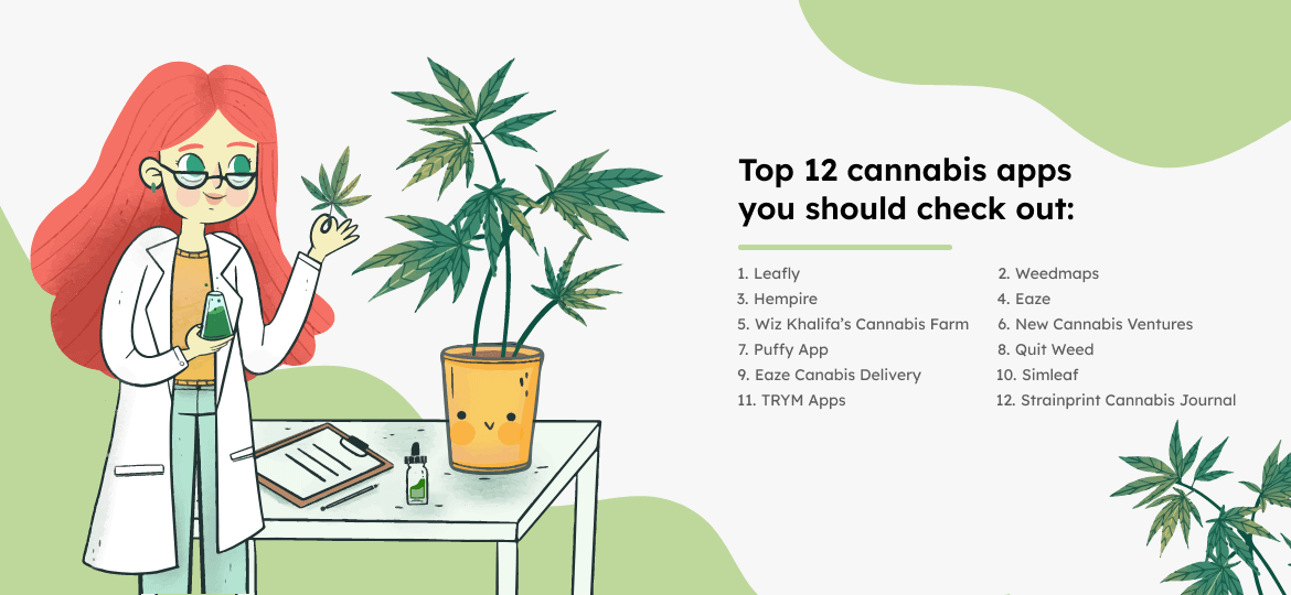 Top 12 cannabis apps of 2024 you should check out