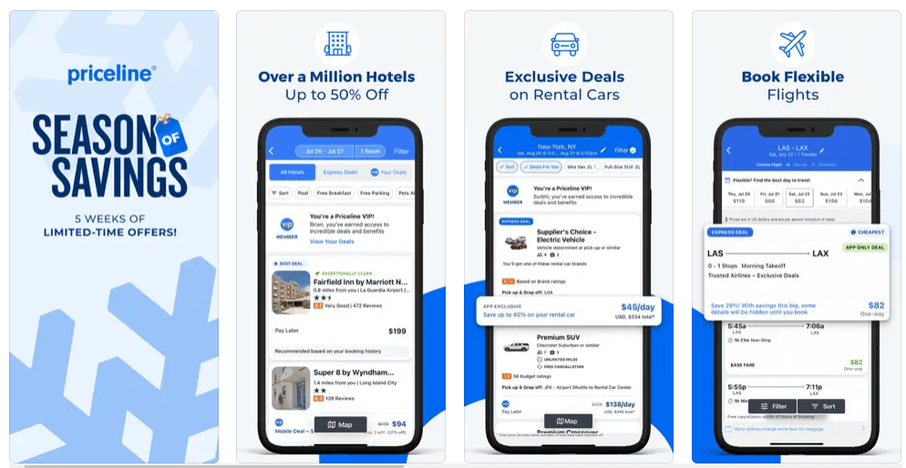 Priceline: Hotel, Flight & Car