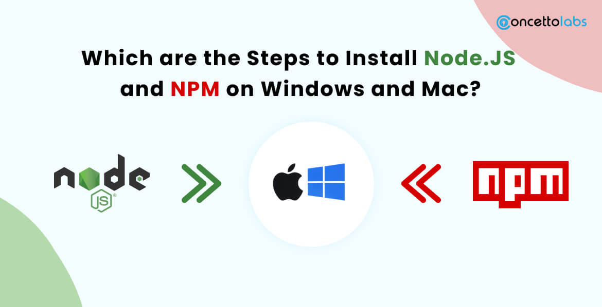 Which are the Steps to Install Node.JS and NPM on Windows and Mac?