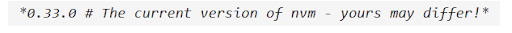 Verify NVM Installation 