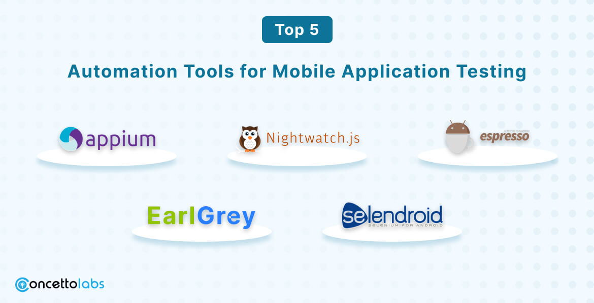 List of 5 Top Automation Tools for Mobile Application Testing