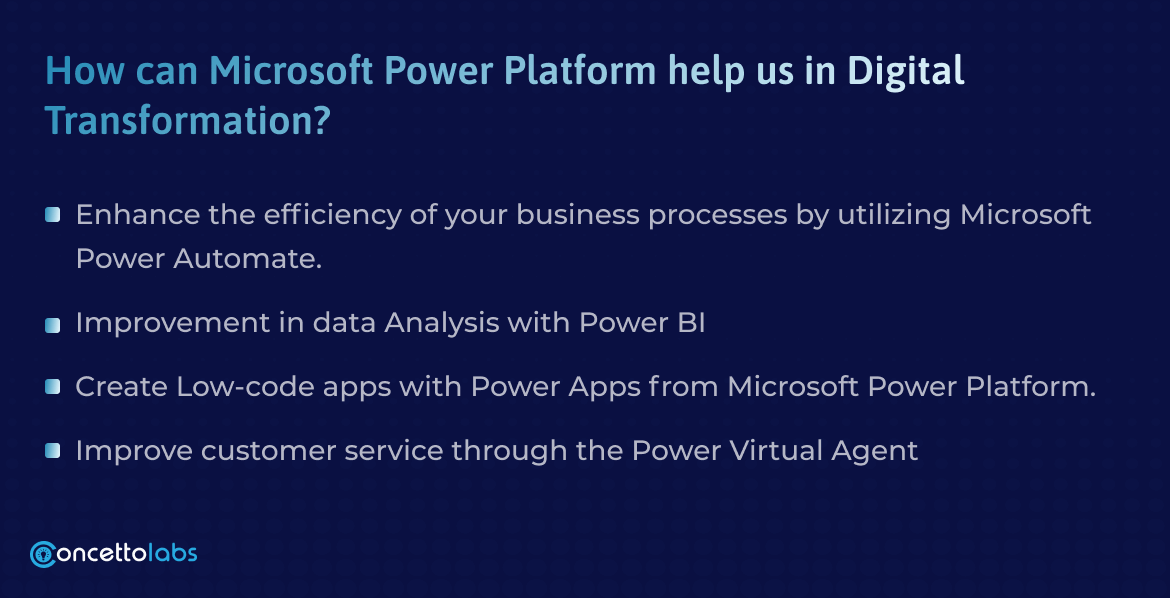 How can Microsoft Power Platform help us in Digital Transformation?