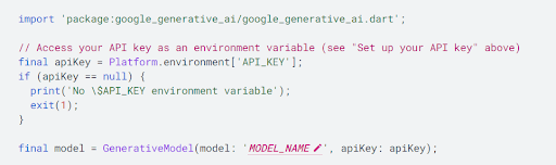 Initialization of Model