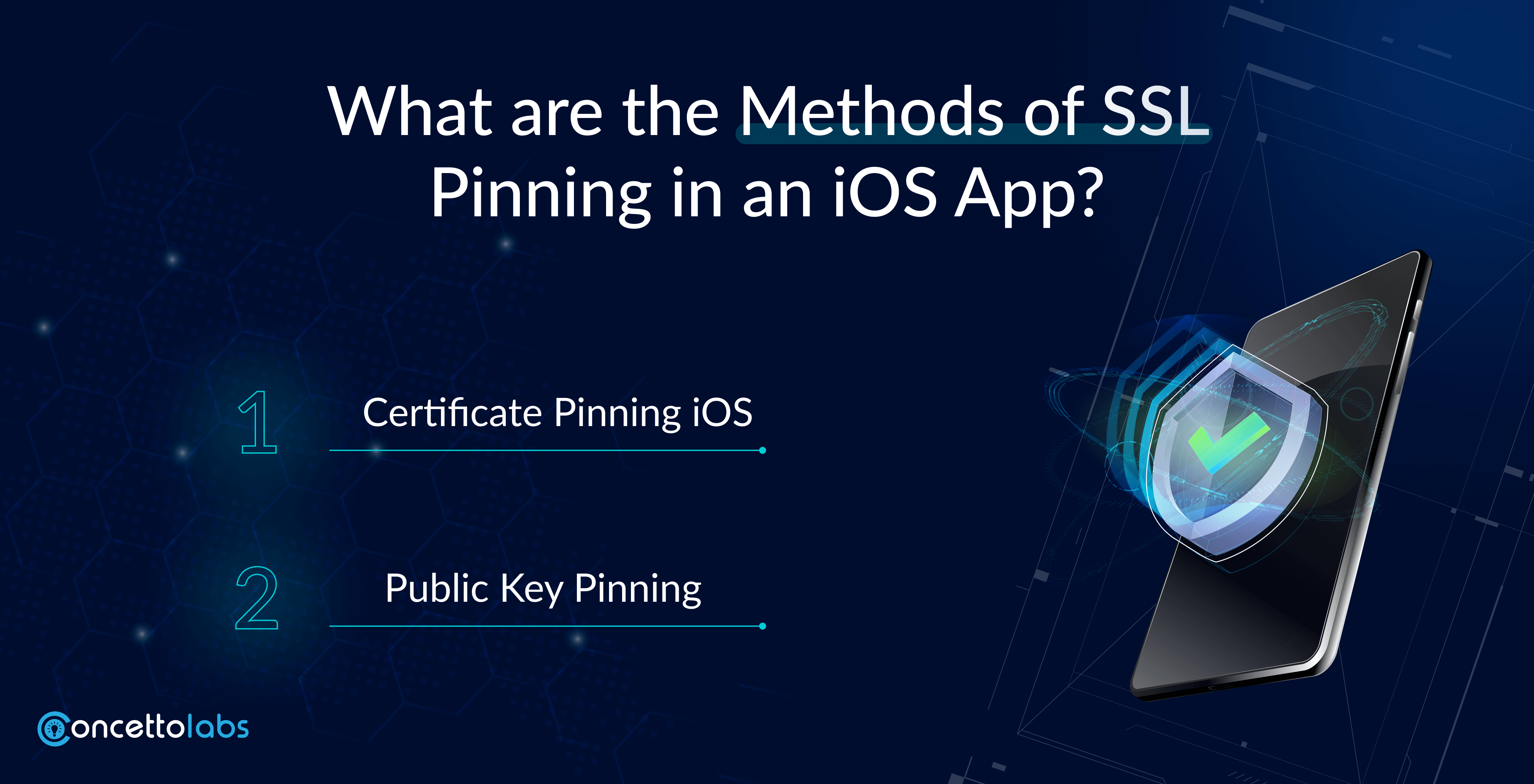 What are the Methods of SSL Pinning in an iOS App?