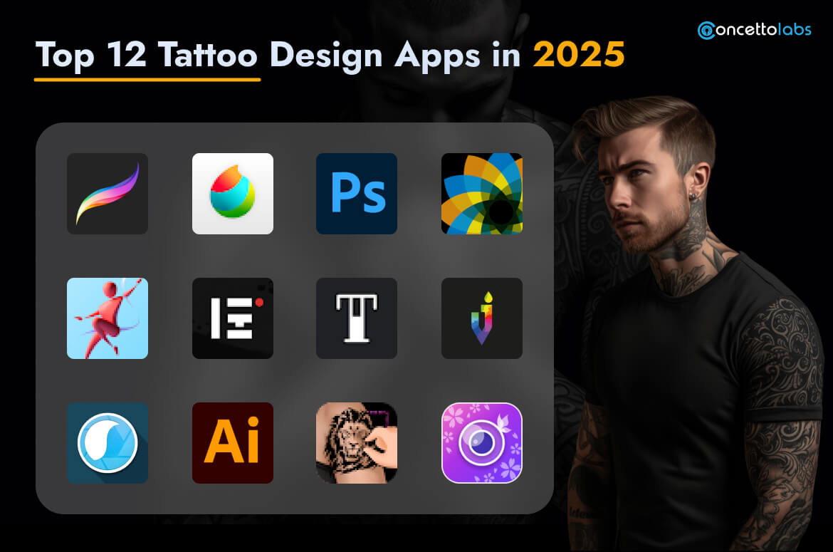 Top 12 Tattoo Design Apps in 2025