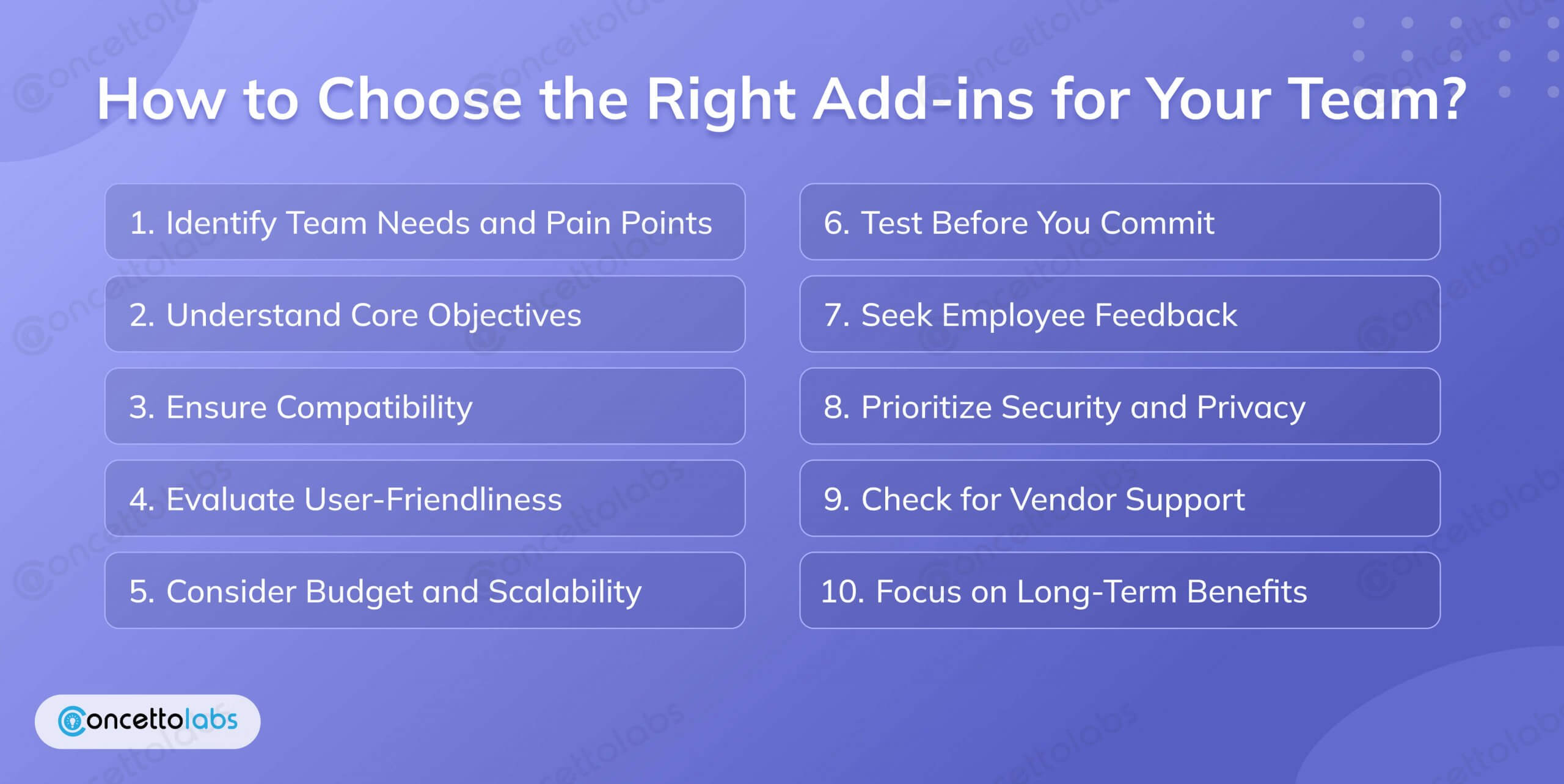How to Choose the Right Add-ins for Your Team?