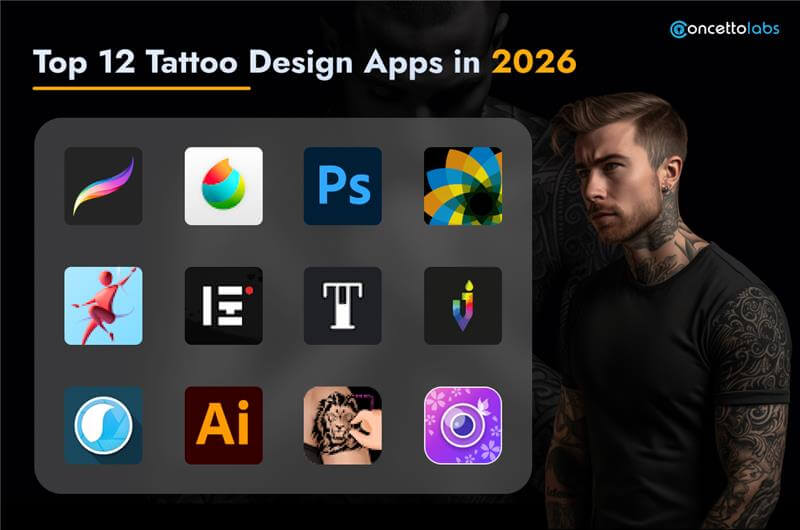 Top 12 Tattoo Design Apps in 2026