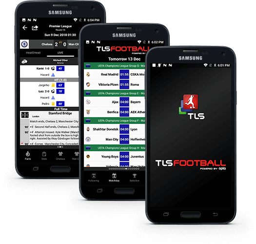 Football League Live Stat App