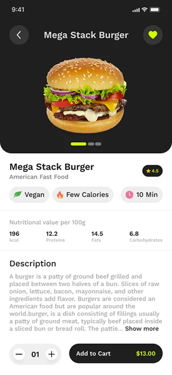 Customer App Features