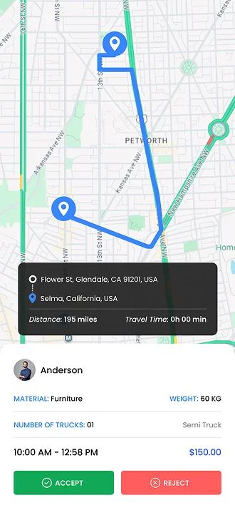 Driver Screen