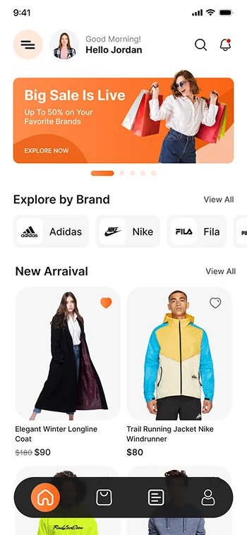 Customer App Feature List