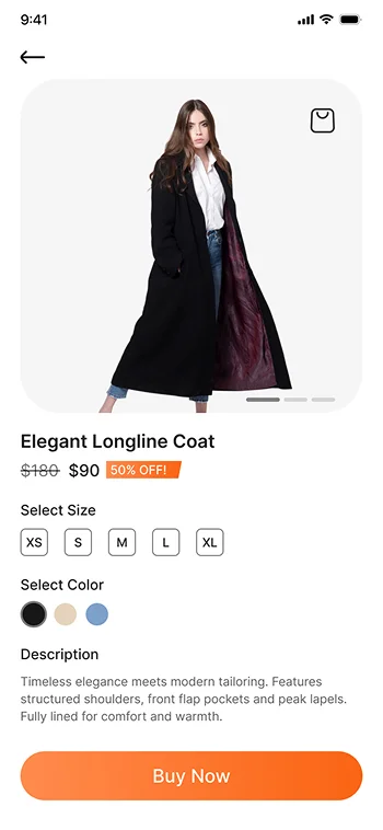 Customer App Feature List