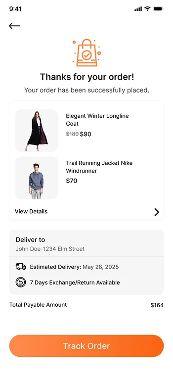 Customer App Feature List
