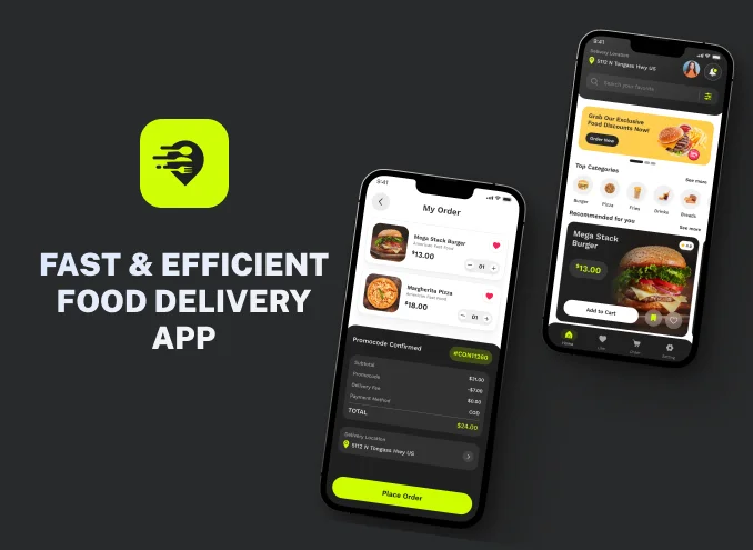 FAST & EFFICIENT FOOD DELIVERY APP