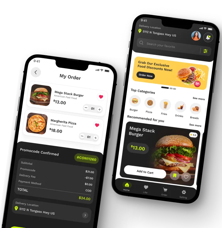 FAST & EFFICIENT FOOD DELIVERY APP