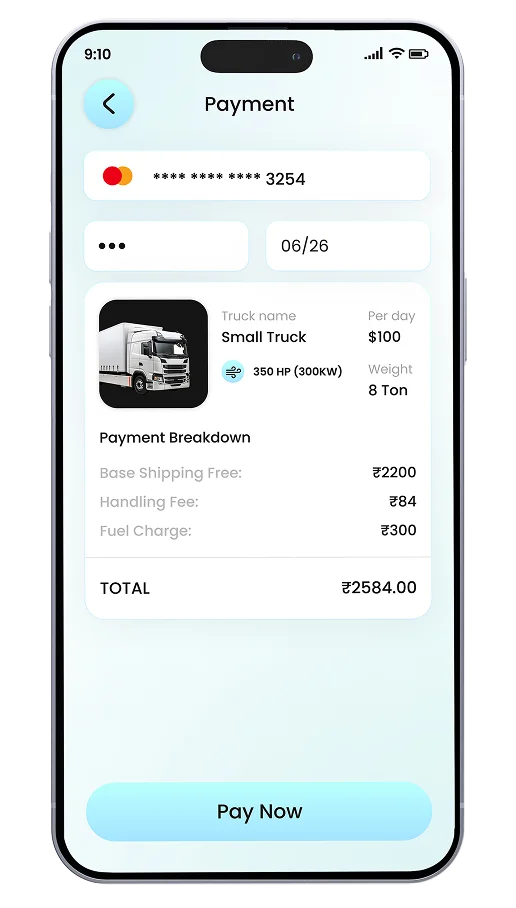 Payment Screen